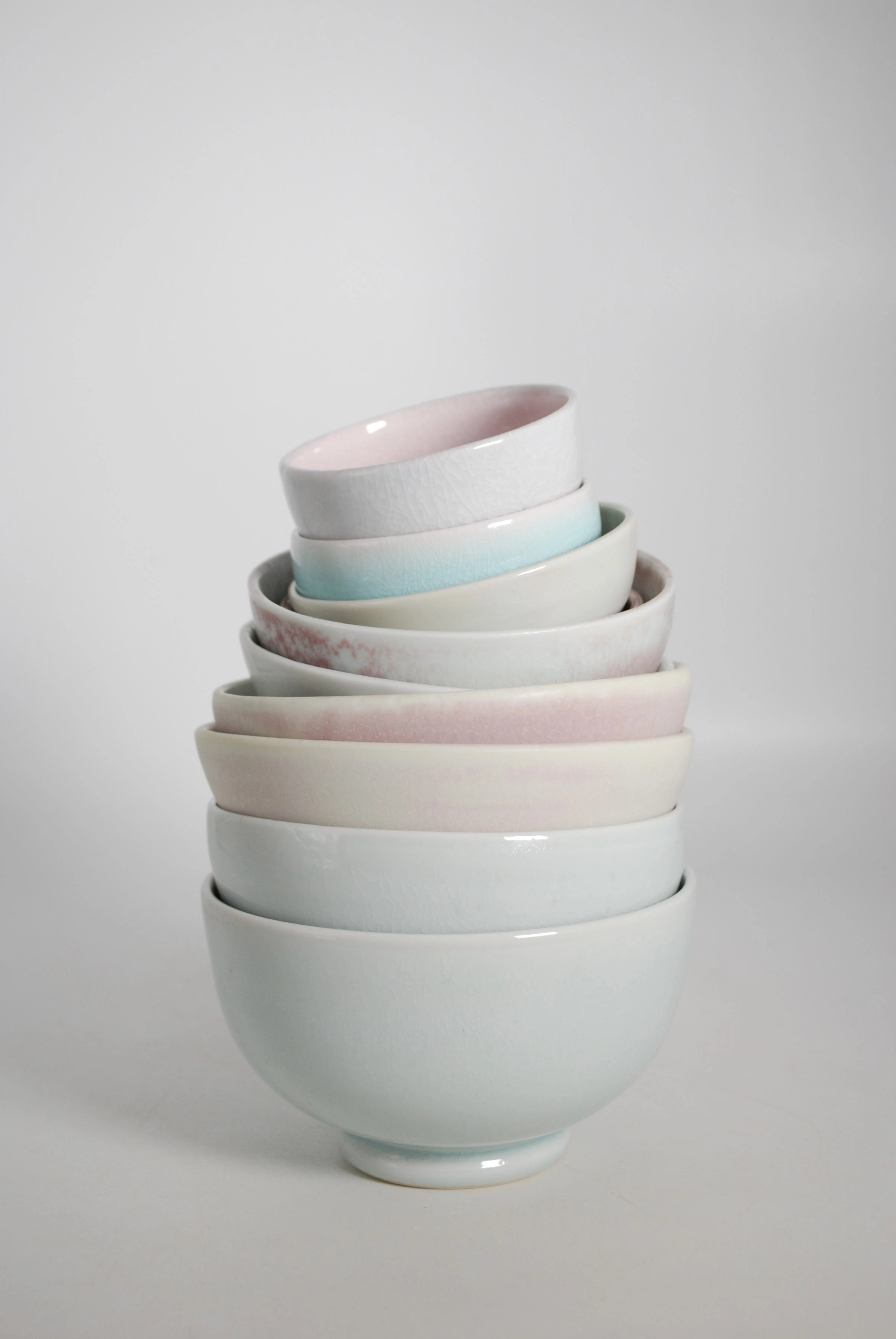 Stacked Bowls, studio view 1